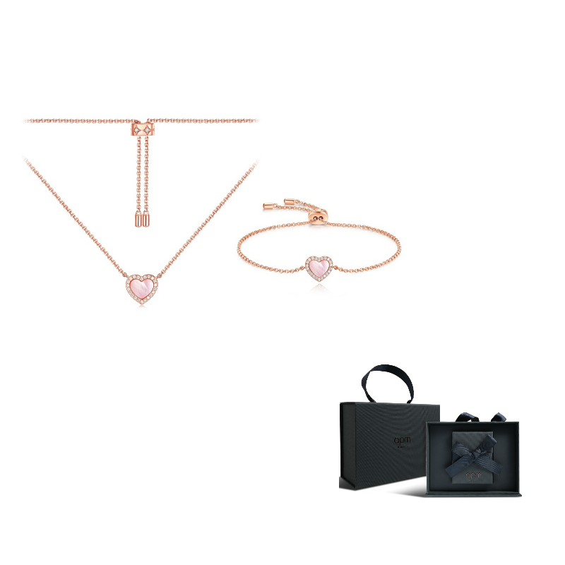 apm monaco VALENTINE collection  zirconia necklace.