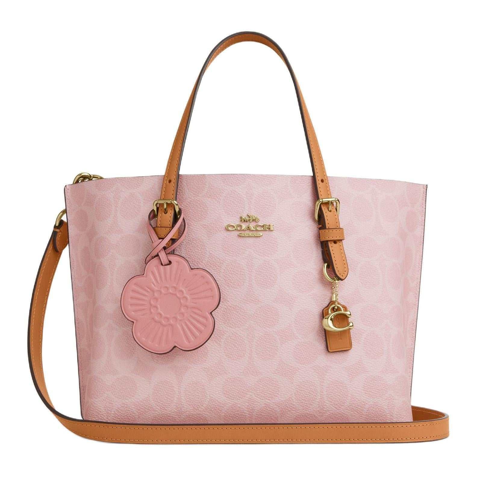 COACH Mollie 25 حقيبة روزية فاخرة لعيد الحب - إصدار محدود.