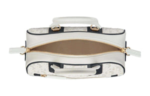 Dior Vibe Classic Bowling Bag | حقيبة ديور فايب بولينج كلاسيك (أبيض وأزرق) 👜✨.