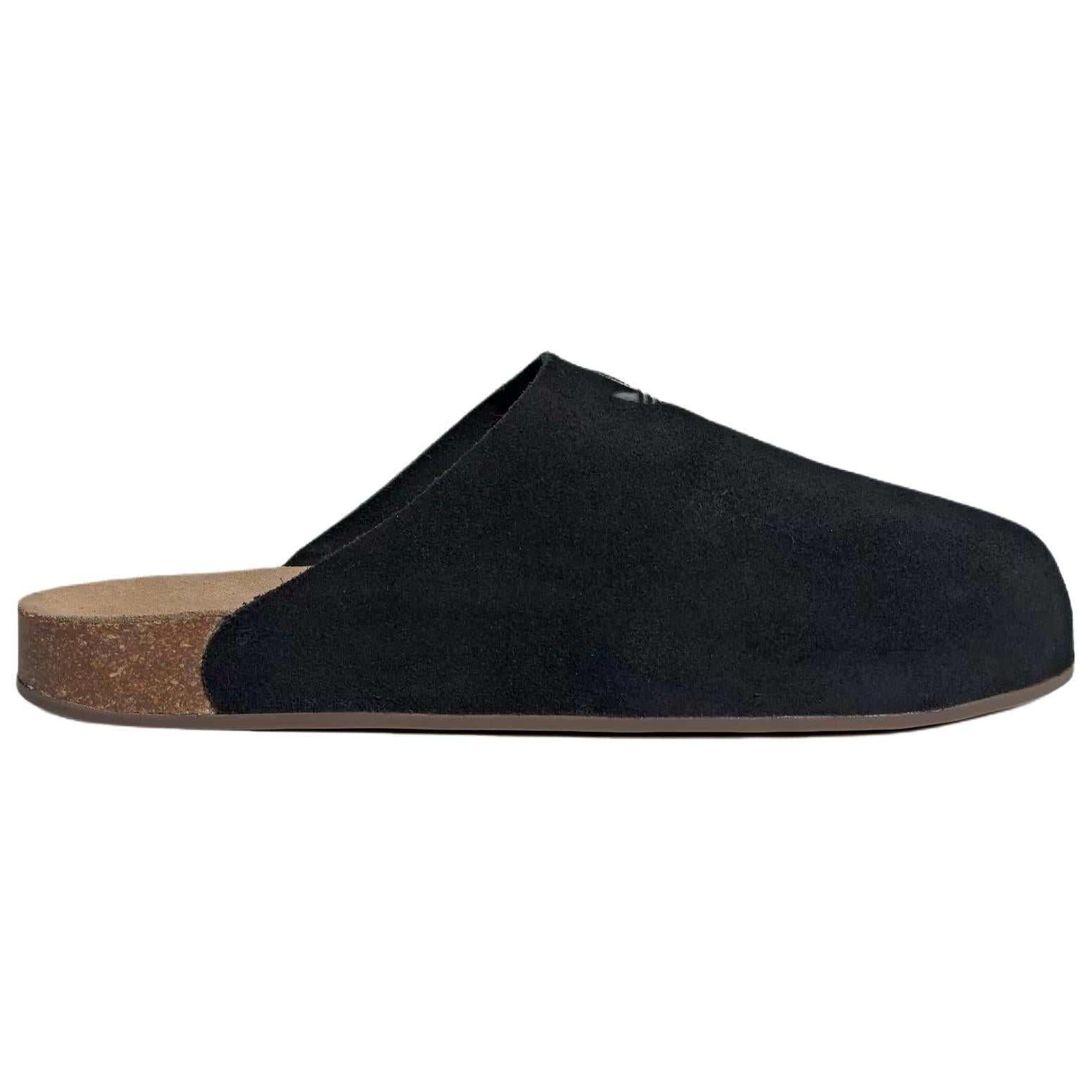 Adidas Originals Adimule Slides in black.