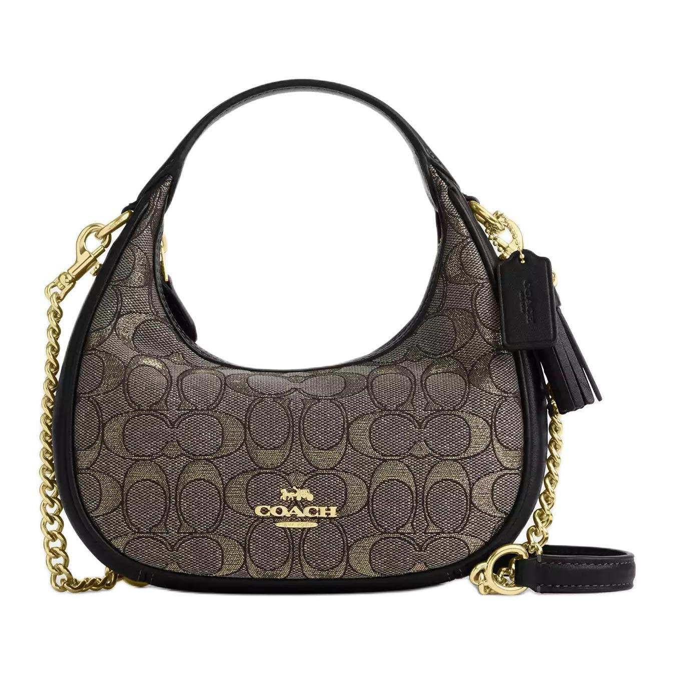 COACH CARMEN 20  Charcoal Black.