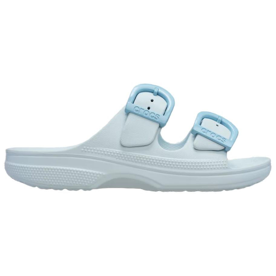 Crocs Saturday lightweight and stylish anti-abrasion slippers for women, light blue