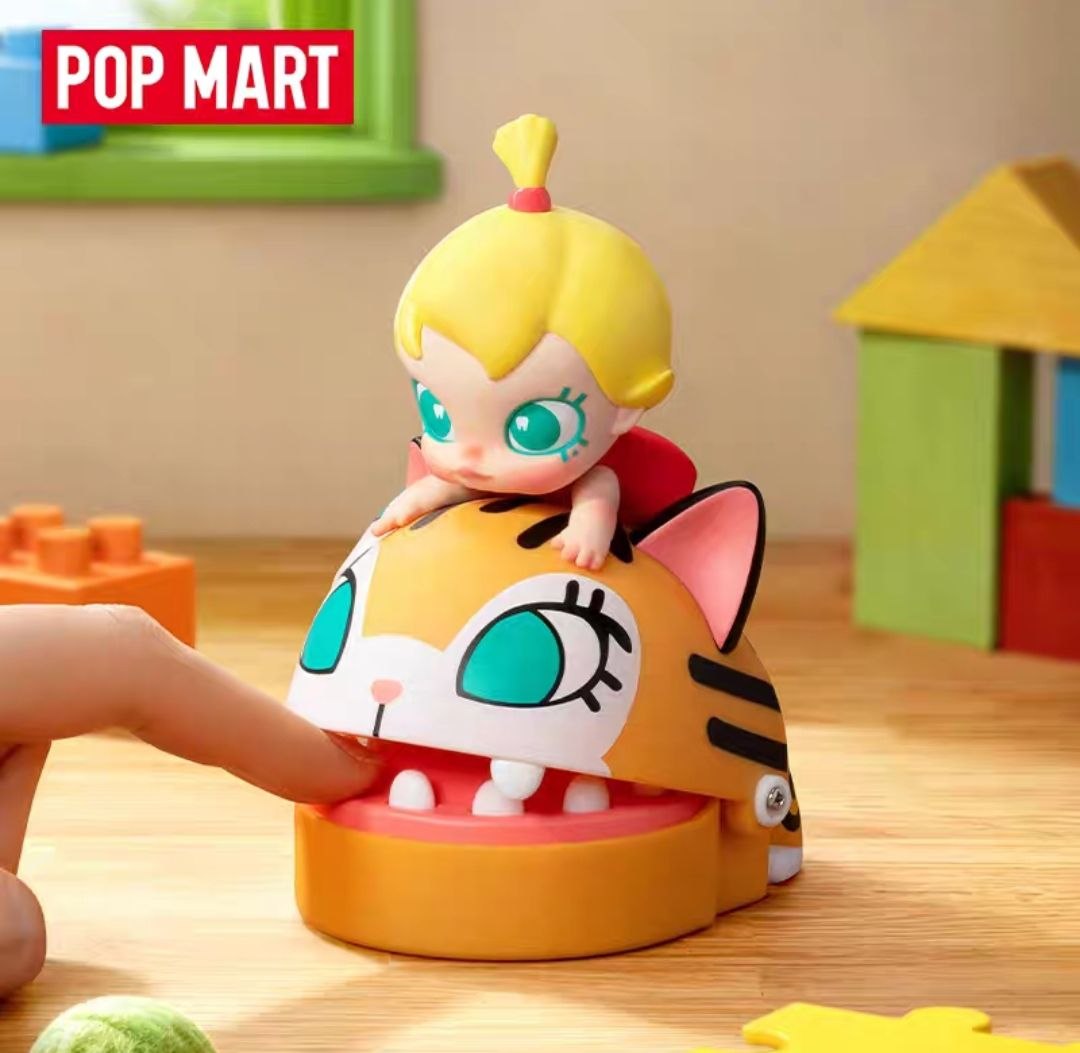 POPMART Baby Molly and Big Ear Cat Prank Figurine Toy Gift
