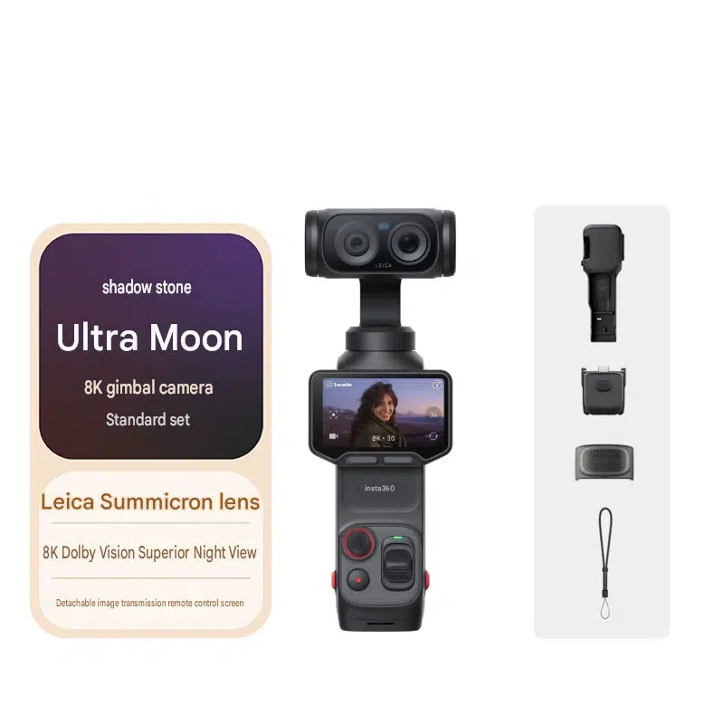 كاميرا Insta360 Luna Ultra 8K Gimbal Camera - رؤية ليلية فائقة