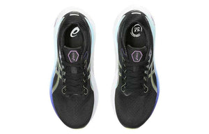 Asics Gel-Kayano 30 Women's Black, Yellow and Blue.