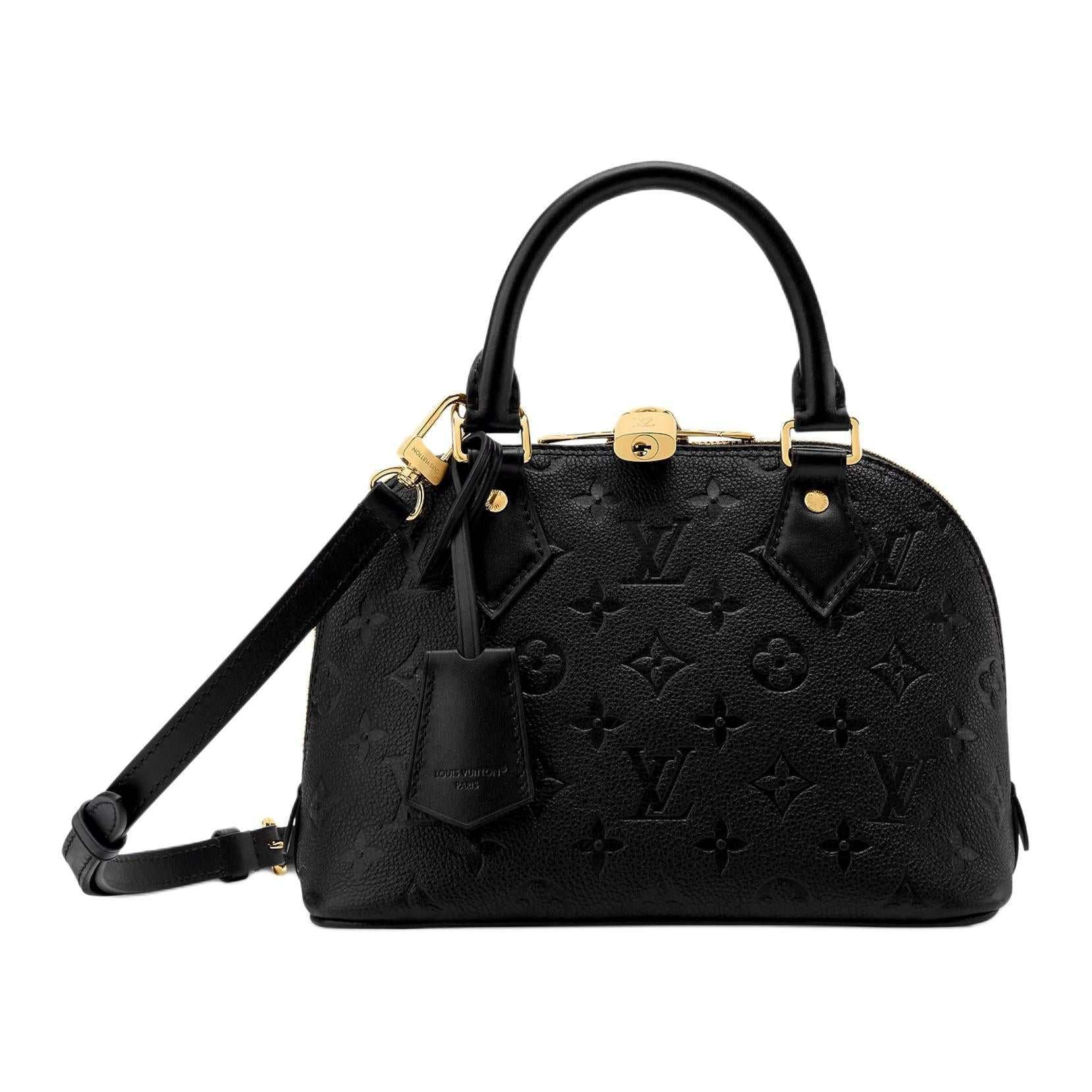 LOUIS VUITTON Alma BB Black.