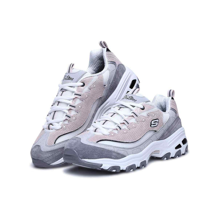Skechers | [أحذية D'LITES للأب] أحذية نسائية رياضية مريحة أحذية جري خفيفة الوزن مريحة في الربيع والصيف - رفعة