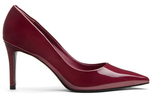 حذاء نسائي High Heels بمقدمة مدببة وجلد لامع CHARLES & KEITH.