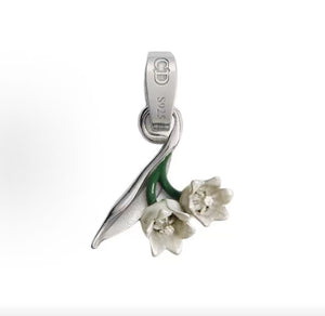 DIOR [Pre-Fall 2026] Lily of the Valley Design Resin Necklace/Pendant  Unisex Couple Style White
