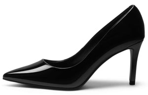 حذاء نسائي High Heels بمقدمة مدببة وجلد لامع CHARLES & KEITH.