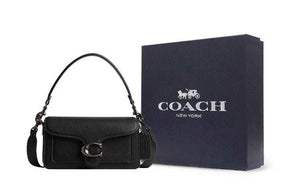 COACH Tabby bag 20 Small Black |👜 حقيبة كوتش تابي 20 الجلدية السوداء.
