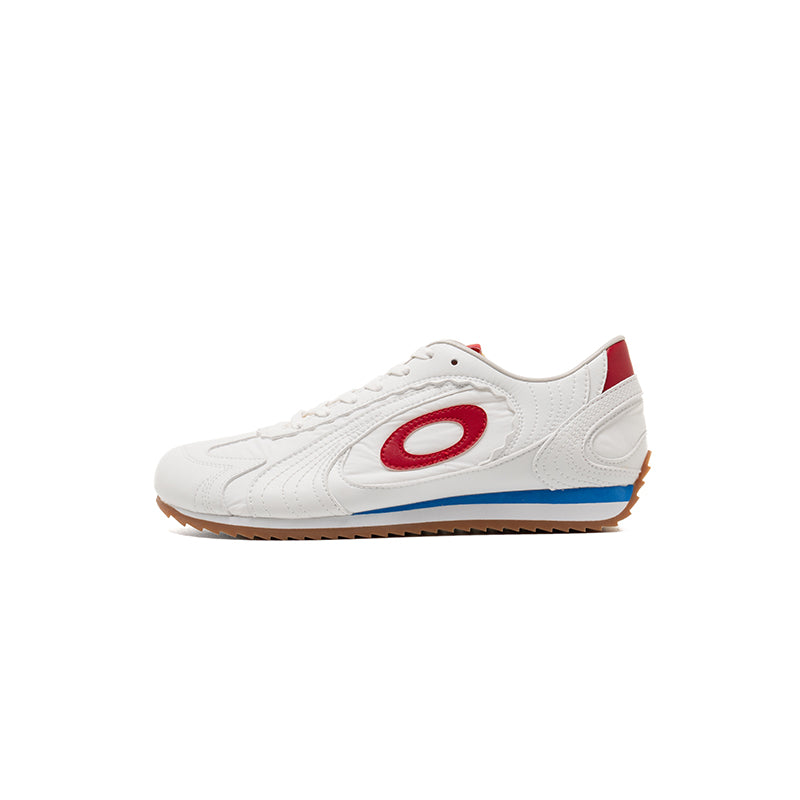 حذاء رياضي Oakley كلاسيكي باللون الأبيض والأحمر OLD ORDER