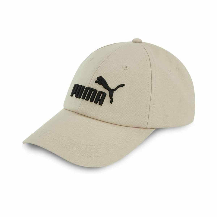 Puma unisex beige baseball cap with logo embroidery