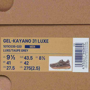 ASICS GEL KAYANO 31 LUXE TAUPE GREY.