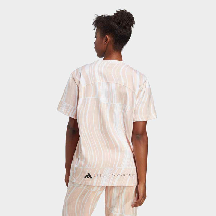 adidas women's breathable short sleeve summer dress in stripes