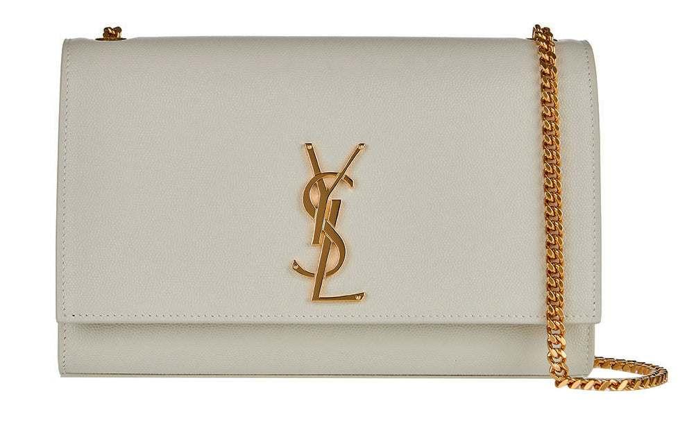SAINT LAURENT YSL Kate  Medium White.