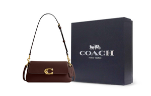 COACH Jet 25 Tote Medium  Maple.