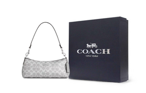 COACH Charlotte 25  Silver.