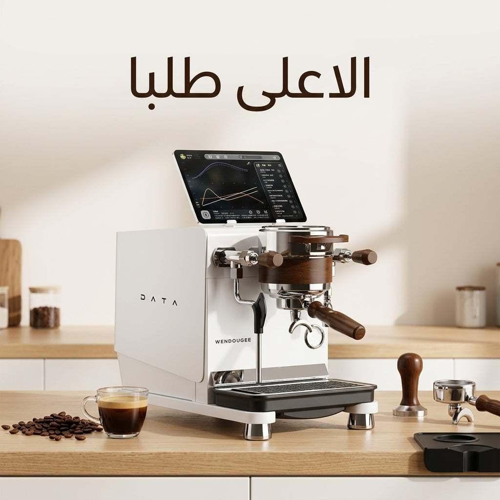 ماكينة Espresso احترافية WENDOUGEE DATA S بميزة DIY Curve.