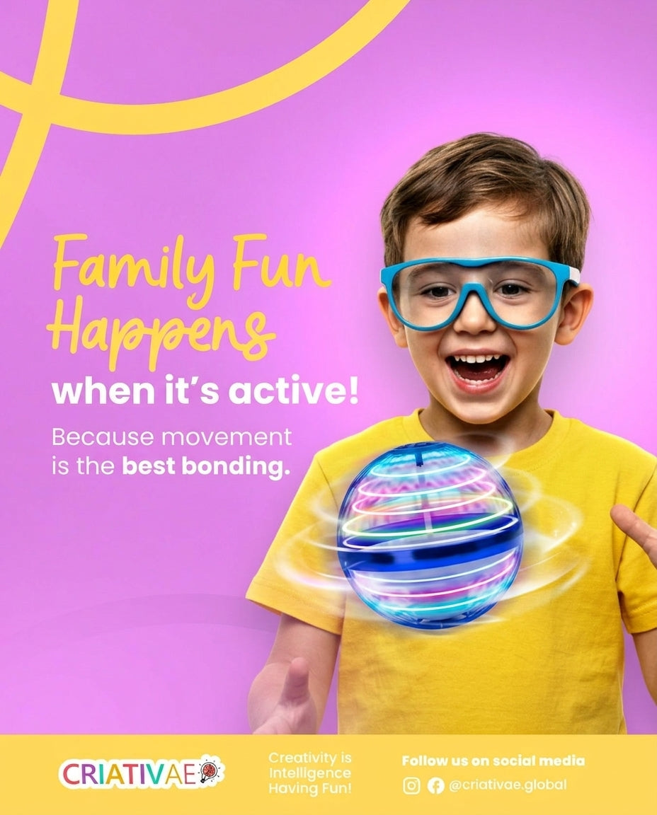 الكرة الطائرة الذكية المضيئة  Flying Magic Ball الجيل المطوّر