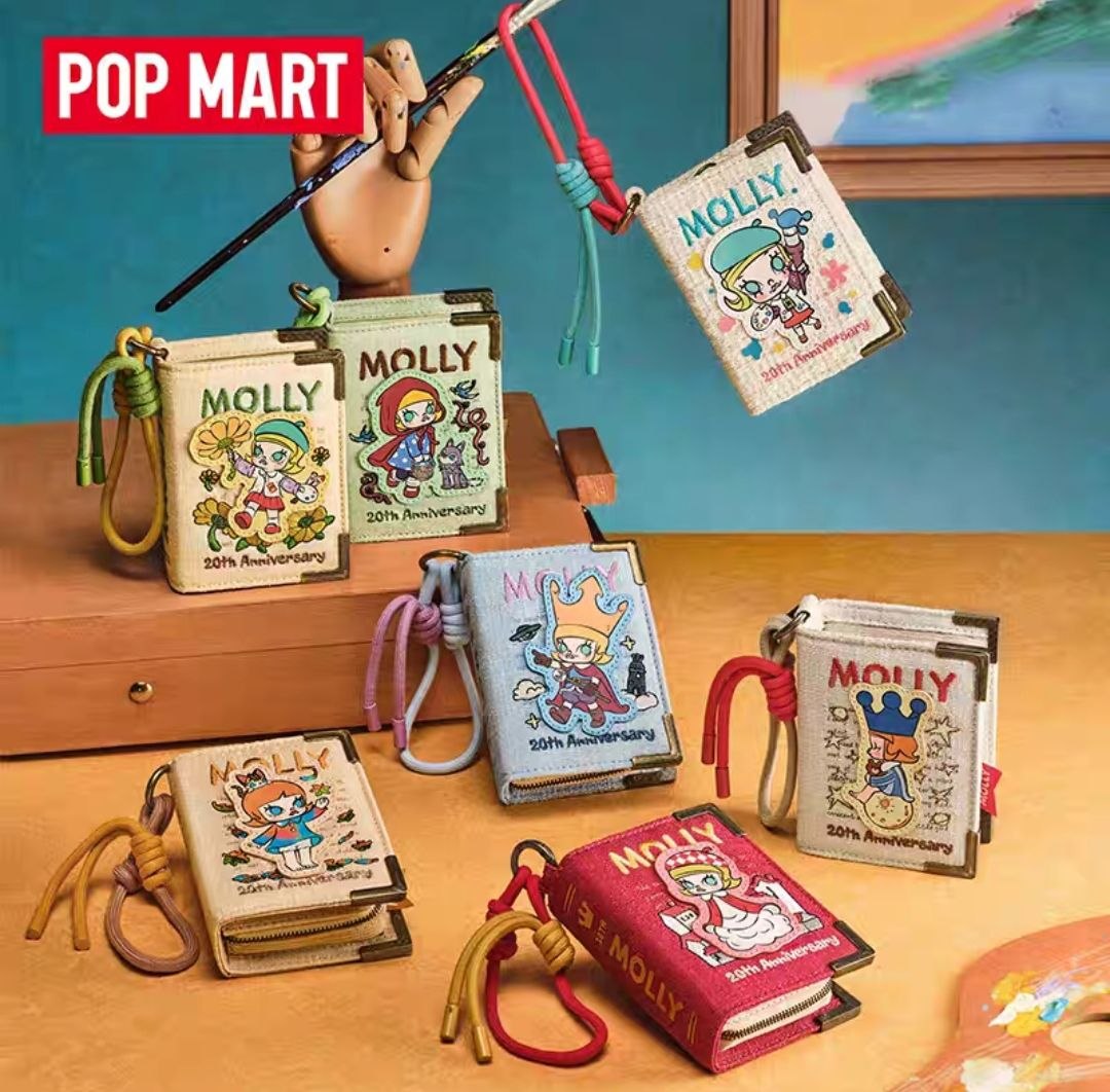 حقيبة ألبوم صغيرة POP MART Molly عشوائية أصلي 100%