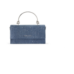 حقيبة Charles & Keith بمقبض علوي معدني وتصميم Crossbody.