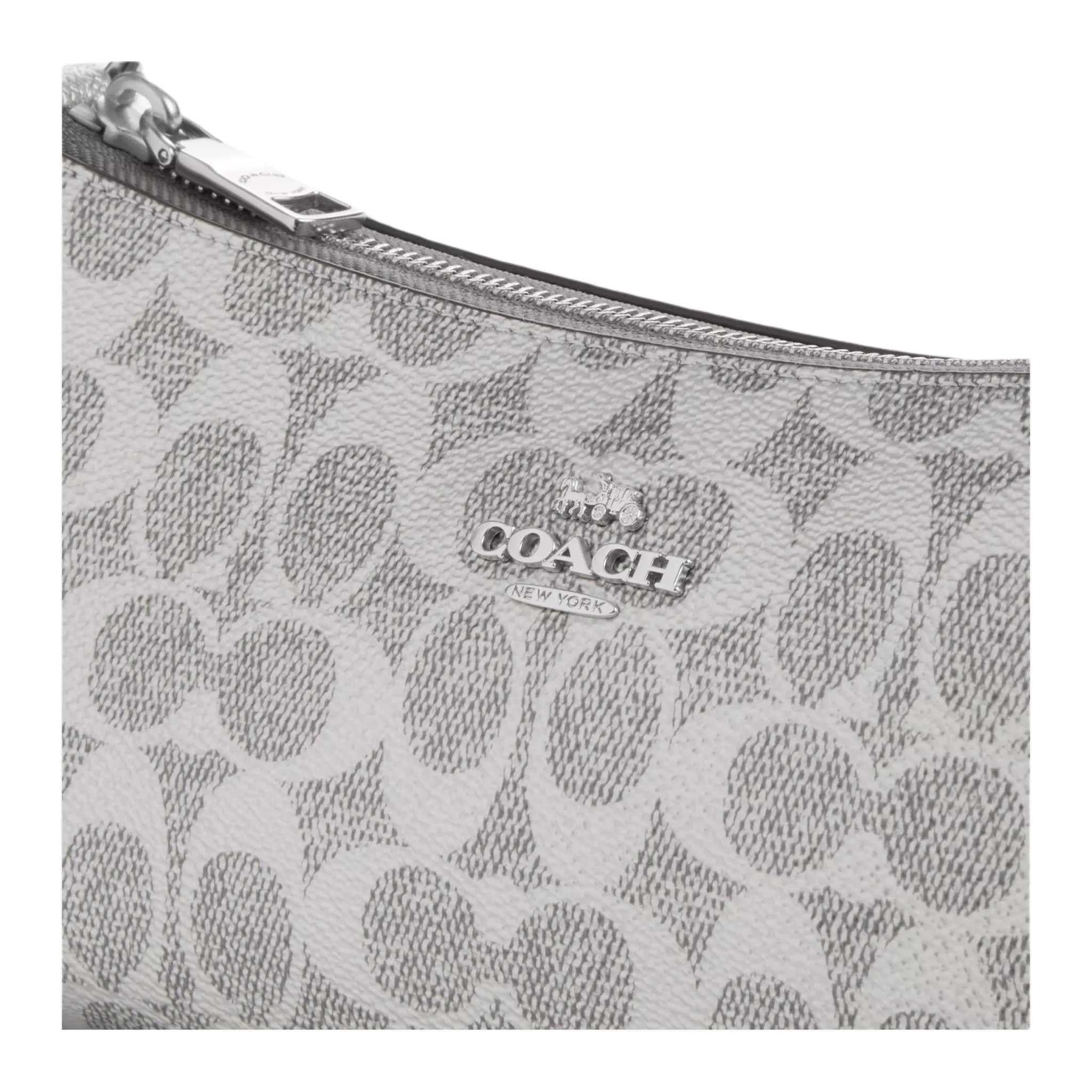 COACH Charlotte 25  Silver.