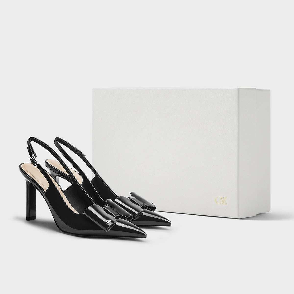 Charles & Keith High Heel | 🎀 حذاء الفيونكة الأنيق بكعب 10سم ✨.