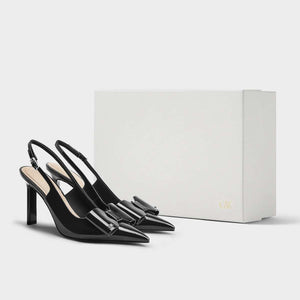 Charles & Keith High Heel | 🎀 حذاء الفيونكة الأنيق بكعب 10سم ✨.