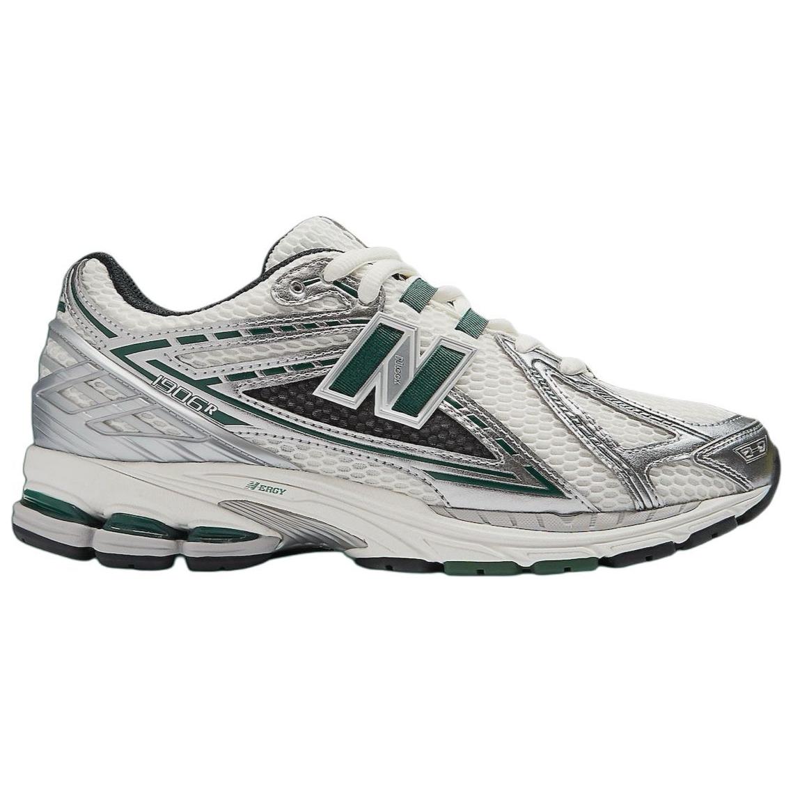 New Balance NB 1906R Versatile Fashion Shock-Absorbing Low-Top Running Shoes Universal Silver