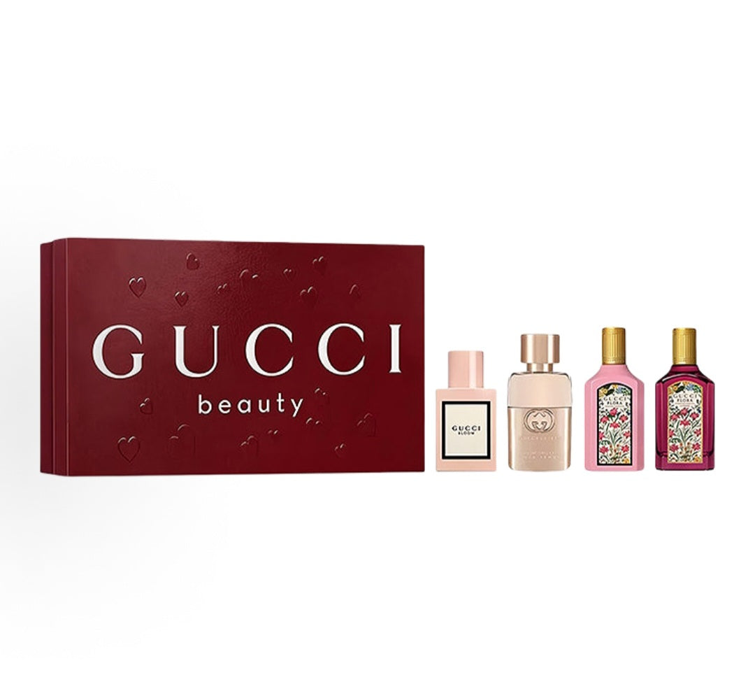 GUCCI Mini Women's Fragrance Trial Set Limited Edition Gift Box, Eau de Parfum (EPD) 4-Piece Set >