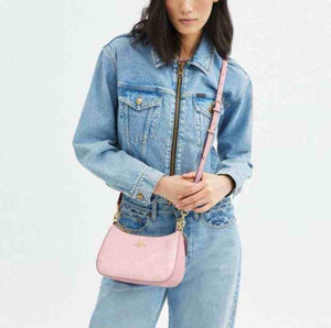 COACH Teri Shoulder Bag In Signature Canvasكوتش كروس بودي.