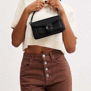 COACH Tabby bag 20 Small Black |👜 حقيبة كوتش تابي 20 الجلدية السوداء.