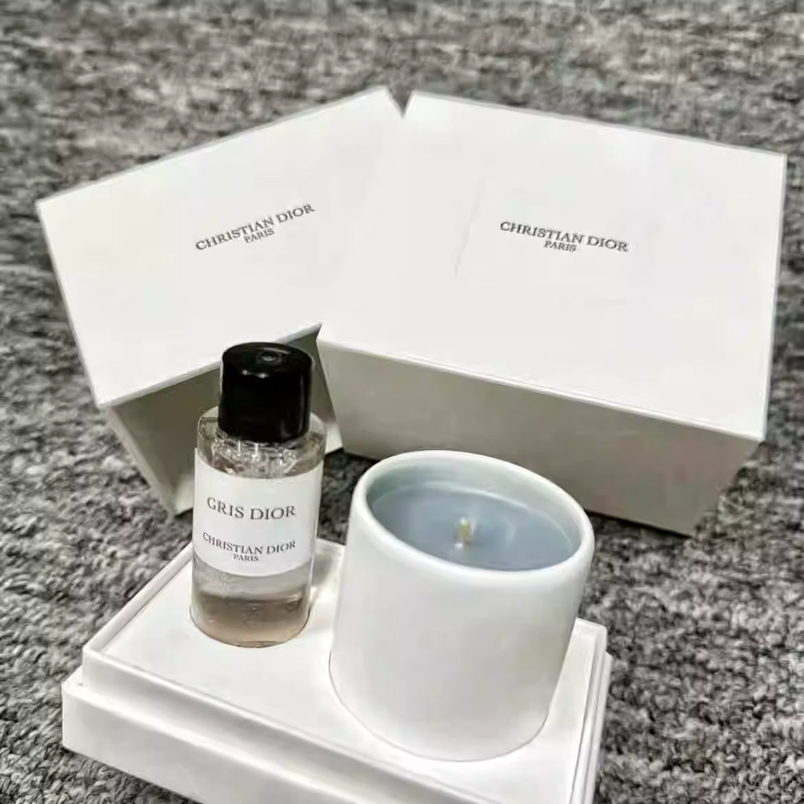 Dior Christine Fragrance House Candle 35g Hand and Body Scent Cleansing Lotion 20ml