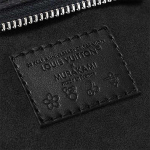 حقيبة Louis Vuitton Nano Speedy بنقشة Murakami الملونة سوداء.
