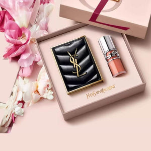 YSL Saint Laurent Eyeshadow Lip Gloss Makeup Set.