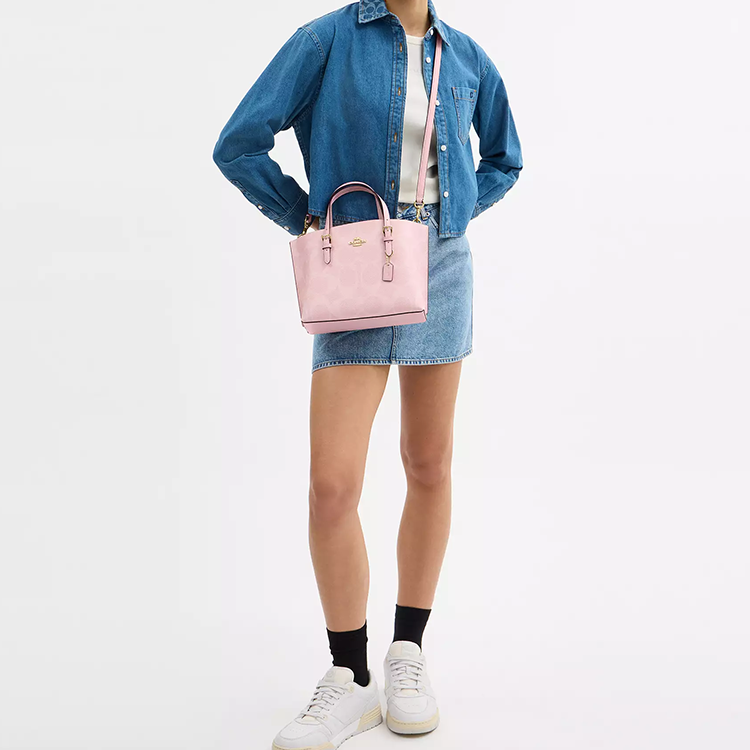 COACH Mollie  Tote Bag 25 Fatty Pink.