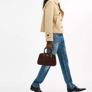 COACH Savannah 28  leather  Crossbody Tote Large  Maple.