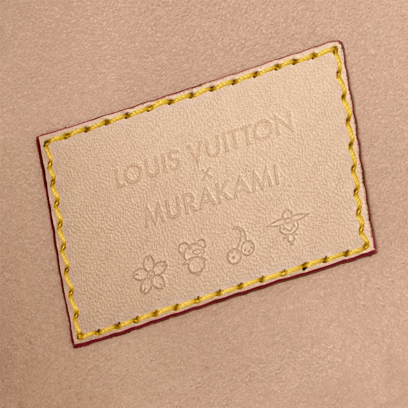LOUIS VUITTON x Takashi Murakami Takashi Murakami Collaboration All In BB White Sancai Letter Logo Monogram Coated Canvas Bucket Bag Handbag Single Shoulder Bag Small Women's White