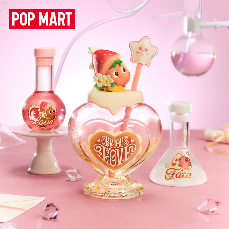 مجسمات POP MART للديكور بتصميم زجاجات Love & Fate