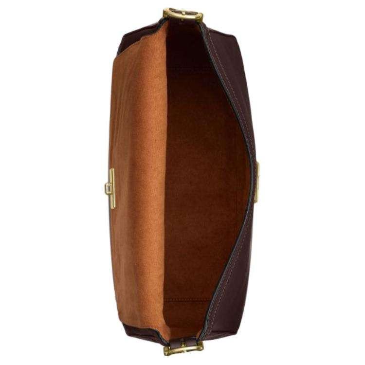 COACH Etta 29 Logo Cowhide  Espresso.