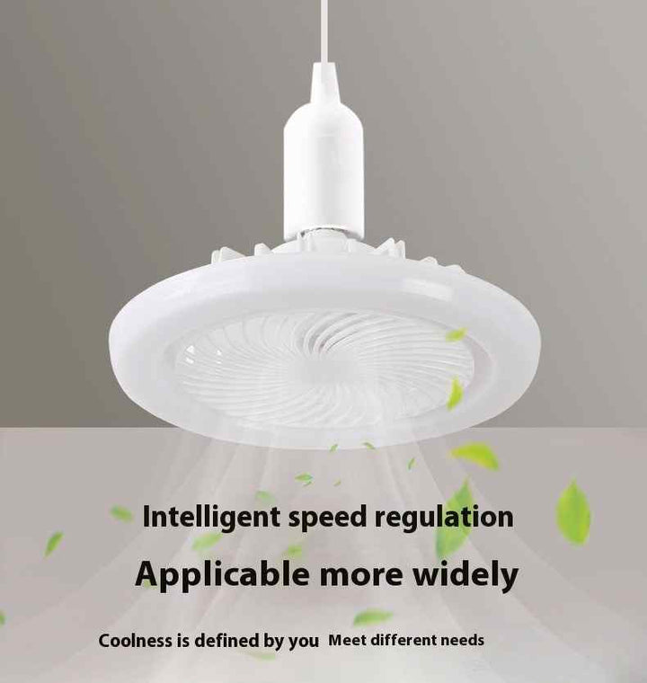 مروحة سقف LED بتعتيم كهربائي بدون أقطاب مع إضاءة وتصميم بسيط عصري بتيار 30 واط ورؤوس بلاستيكية وتحكم عن بعد بألوان متعددة