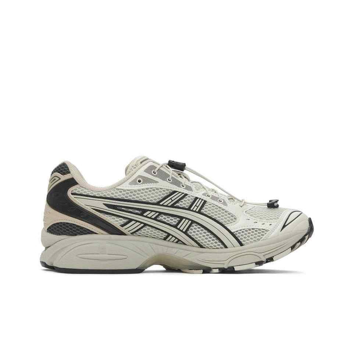 Asics حذاء سنيكرز لممارسة الجري Gel-Kayano 14 باللون الرمادي الدخاني.