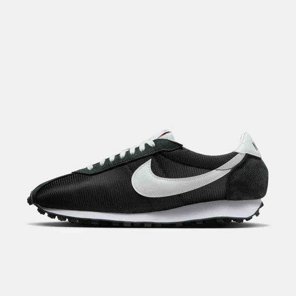 Nike LD-1000 classic black and white running shoe with vintage design and prominent heel support.