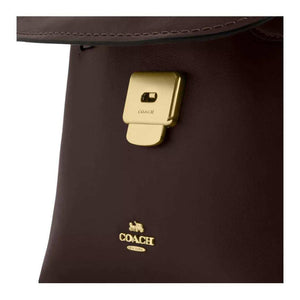 COACH Emory 25  Crossbody Leather Tote Bag Medium  Coffee.