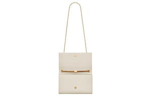 SAINT LAURENT YSL Kate  Medium White.