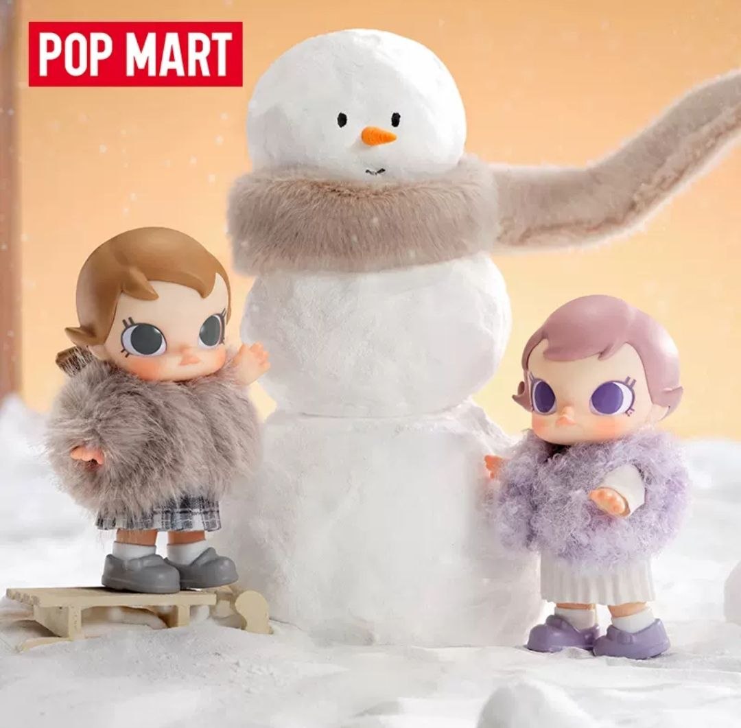 أصلي 100% تعليقة دمية Baby Molly Winter من POP MART