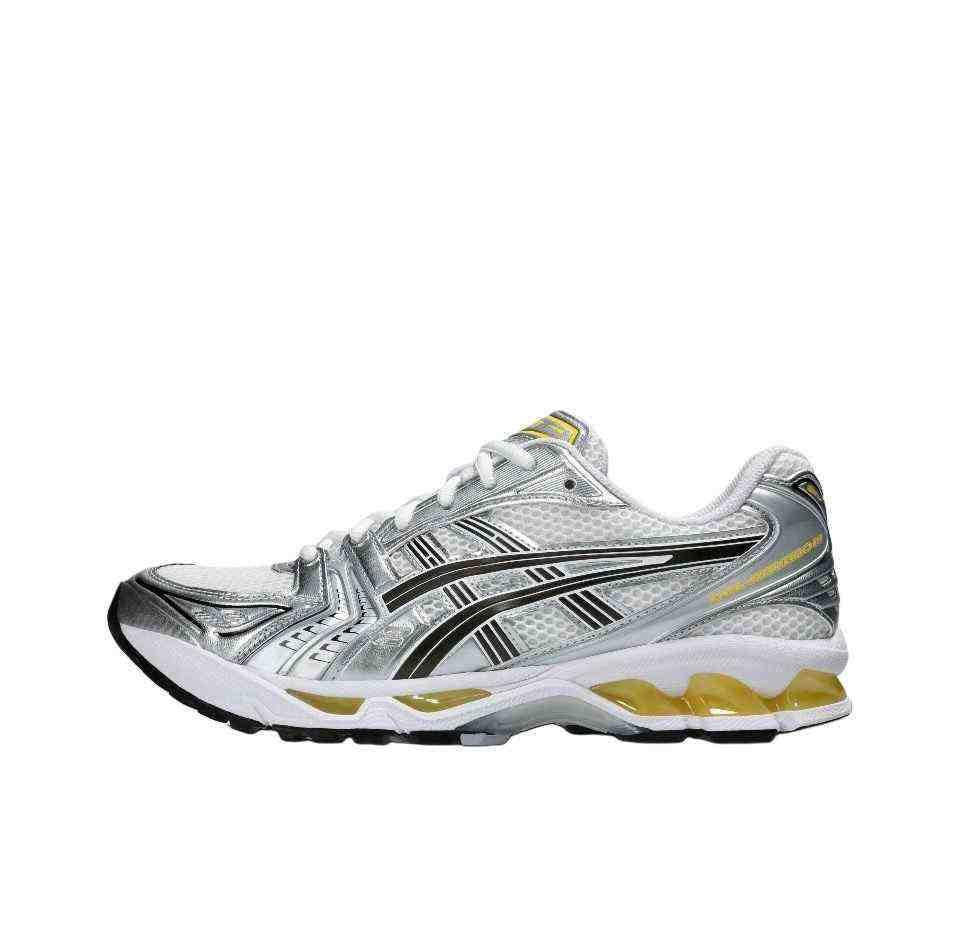 GEL-KAYANO 14  WHITE/TAI-CHI YELLOW.