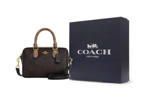 COACH Rowan 18  Crossbody Tote Mini Women's Tan.