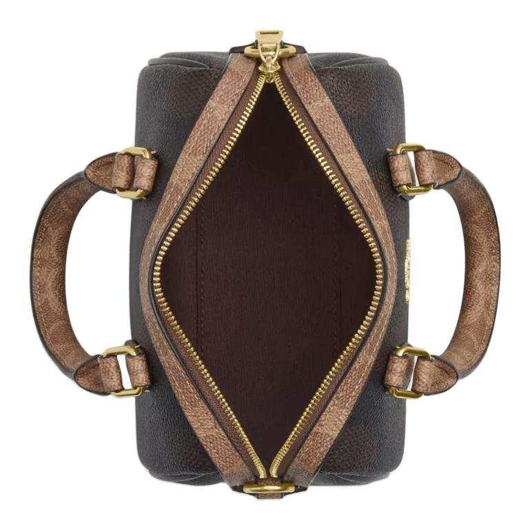 COACH Rowan 18  Crossbody Tote Mini Women's Tan.